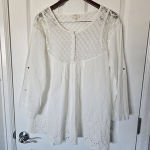 Umgee White Tunic - Gorgeous, Excellent Condition
